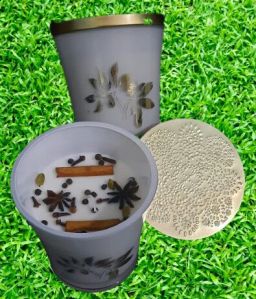 Masala Wooden log Candles