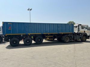 side wall box type trailer