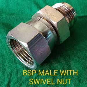 Straight Adapter JIC Male To BSP Male