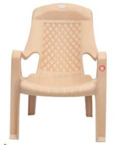 Diamond Beige Virgin Comfort Plastic Chair