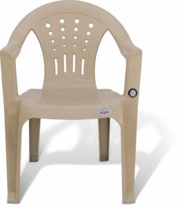 Maxima Beige Durable Plastic Chair