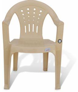 Maxima Beige Virgin Plastic Chair