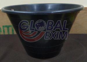 Black Plastic Buckets