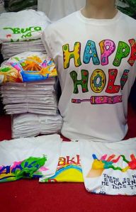Printed Holi T-Shirt, Happy Holi T-Shirts