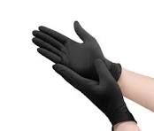 Non Sterile Black Nitrile Examination Gloves