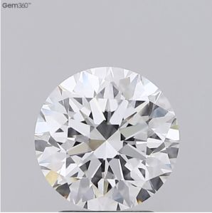 1.01Carat IGI Certified Diamond Round Shape / D-E-F Color VS+ Clarity Radiant Diamond