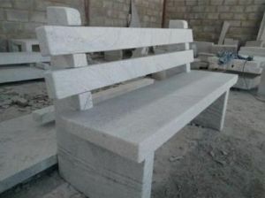 Without Arm Rest Outdoor Granite Bench