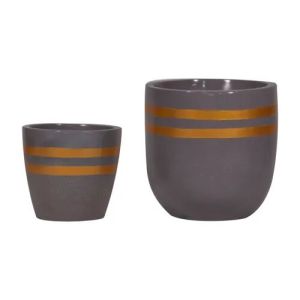 Grey Designer Garden Planter