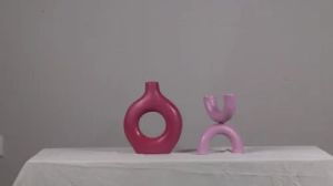 Pink Decorative Table Top Planter