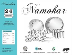 Stainless Steel Dinner Set
