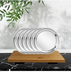 Stainless Steel Dinner Plate