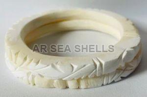 Round Seashell Bangles