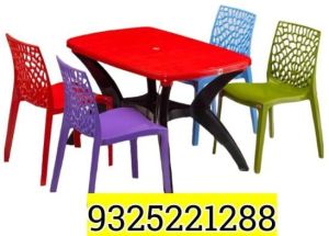 Butterfly Web Chair And Cross Leg DC Table Set