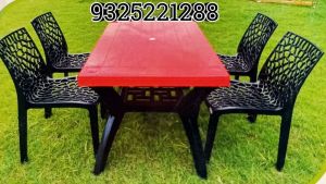 Spider Web Chair And Cross Leg DC Table Set