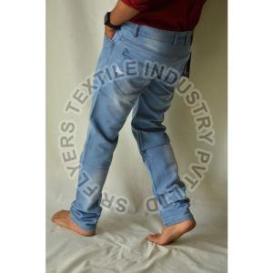 Mens Regular Fit Knitted Fabric Jeans