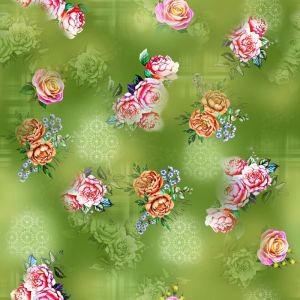 Georgette Floral Printed Fabric