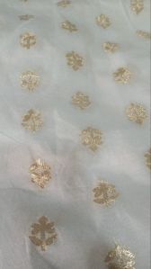 silk cotton dyeable fancy chanderi fabric