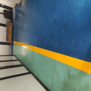 Yellow Parking Bay Line Marking Epoxy Coatings