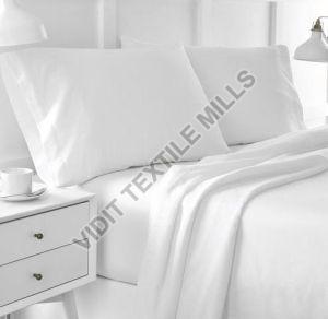210 TC Cotton Satin Plain Sheeting Fabric