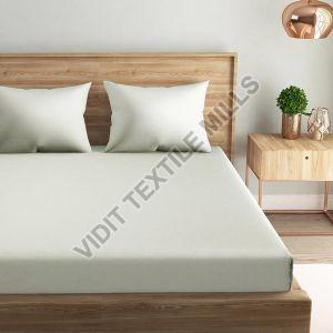 210 TC Cotton Satin Plain Sheeting Fabric