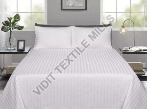 210 TC Cotton Satin Stripe Sheeting Fabric