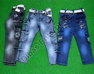 Boys Six Pocket Straight Fit Denim Jeans