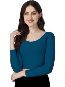 Poly Lycra Full Sleeves Blouse