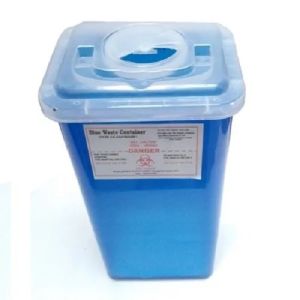 Blue Sharps Container