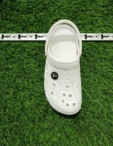 Men White Crocs Slipper