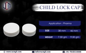 Plastic Child Lock Bottle Caps