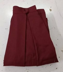 Girls Maroon School Skirt