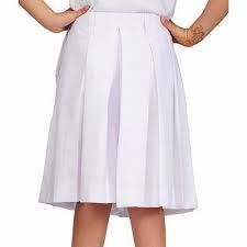 Girls School White Skirt