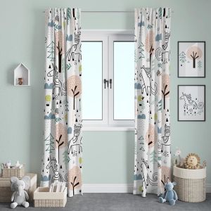 Kids Room Polyester Curtains