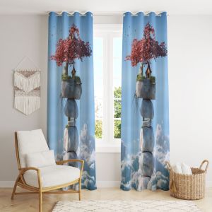 Fancy Printed Polyester Curtains