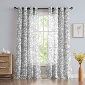 Floral Sheer Curtains