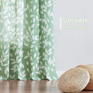 Floral Sheer Curtains