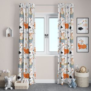 Kids Stylish Morden Printed Polyester Curtains