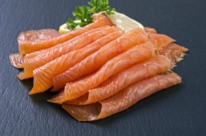 Fresh Frozen Smoked Salmon Fish (Pre-cut)