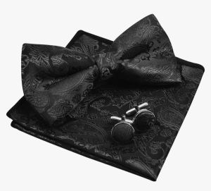 Bow and Pocket Square Set