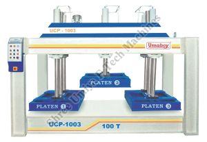 UCP 1003 6 Cylinder Three Platen Hydraulic Cold Press