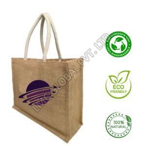 LMC Jute Shopping Tote Bags for Multipurpose use With Customizes logo/text