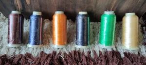 Multicolor Dyed Viscose Embroidery Thread