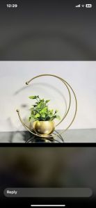 metal moon planter stand