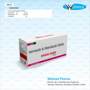 lVERMECTIN IP 12MG ALBENDAZOLE IP 400MG TABLET