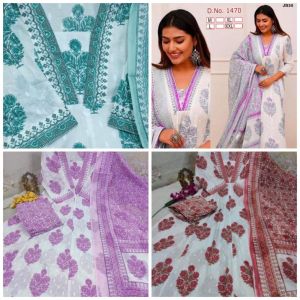 Cotton Dupatta Suit Set