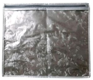 PVC Grey Saree Packing Cover