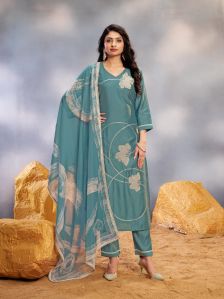 Roman Silk Kurti Set