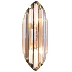 Crystal Brass Metal Wall Light