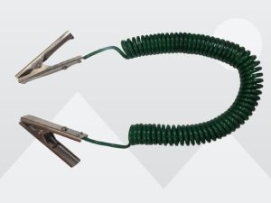SS Earthing Clamp With Spiral Earthing Cable