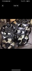 Car radiator fan assembly